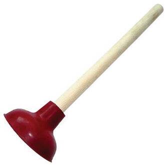 Saugglocke Holz/Gummi rot-1