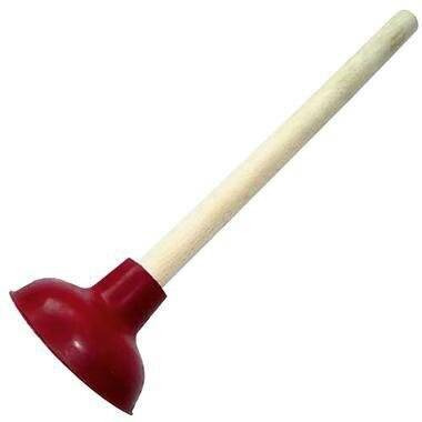Saugglocke Holz/Gummi rot-2
