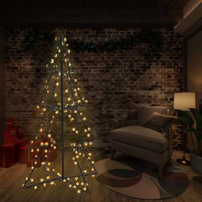 Weihnachtskegelbaum 240 LEDs Innen und Außen 115 x 150 cm