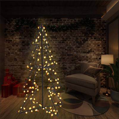 Weihnachtskegelbaum 160 LEDs Innen und Außen 78 x 120 cm