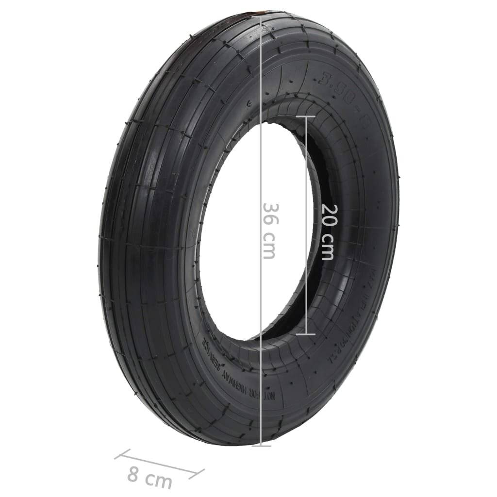 Schubkarrenreifen 3.50-8 4PR Gummi-4