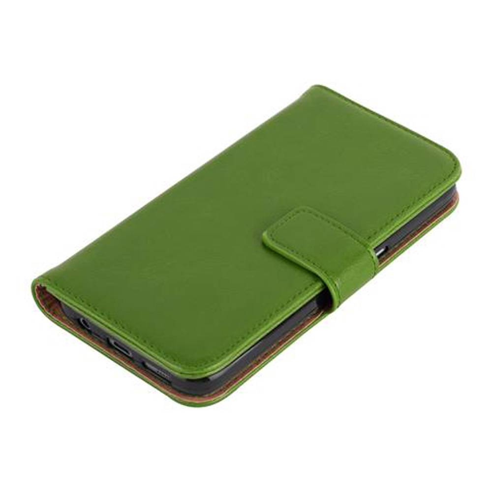 Cadorabo Hülle für Samsung Galaxy S7 Schutzhülle in Grün Handyhülle Book Tasche Case Etui Luxury-2
