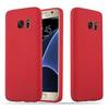 Cadorabo Hülle für Samsung Galaxy S7 Schutzhülle in Rot Handyhülle TPU Silikon Etui Case Cover
