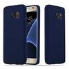 Cadorabo Hülle für Samsung Galaxy S7 Schutzhülle in Blau Handyhülle TPU Silikon Etui Case Cover
