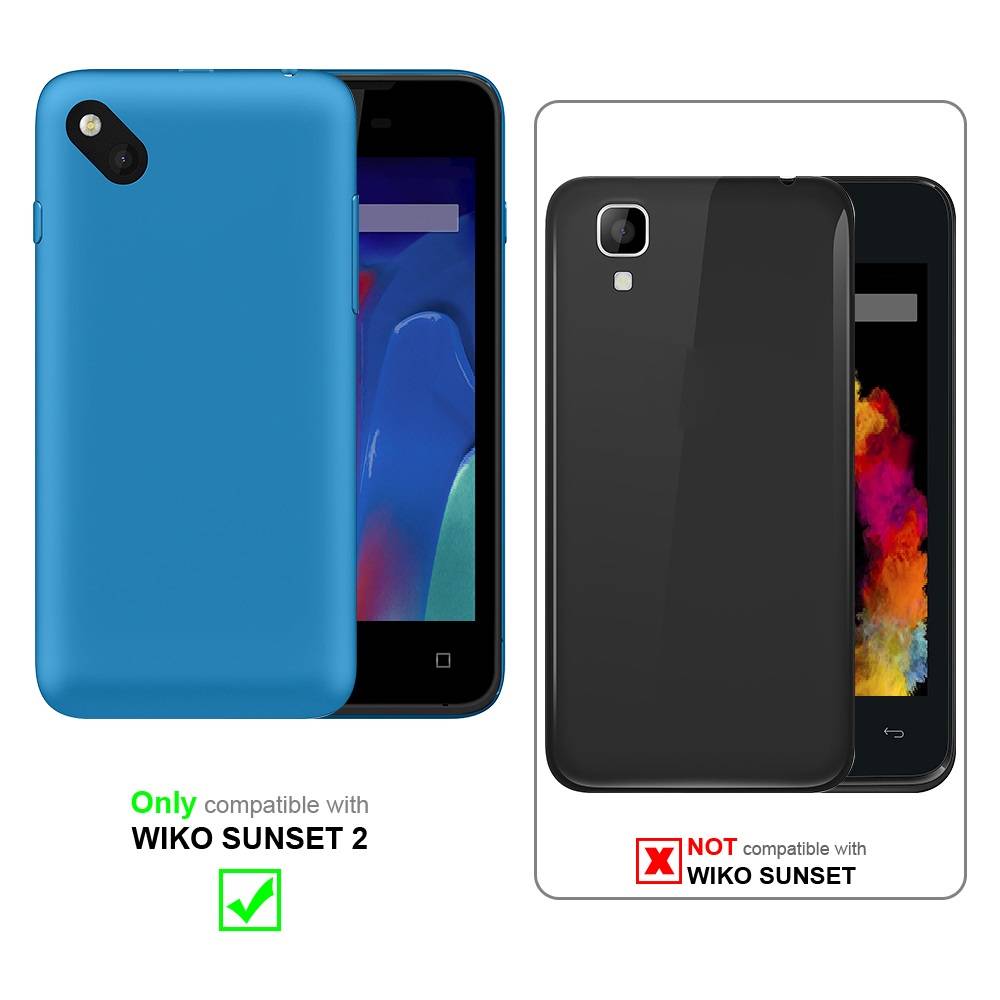 Cadorabo Handytasche mit Gürtelclip kompatibel mit WIKO SUNSET 2 Hülle in Schwarz - Schutzhülle mit Karabinerhaken Case-1