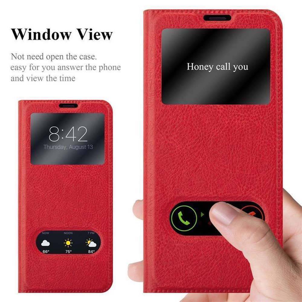 Cadorabo Schutzhülle für Samsung Galaxy S9 Hülle in Rot Handyhülle Book Case Cover Etui-1