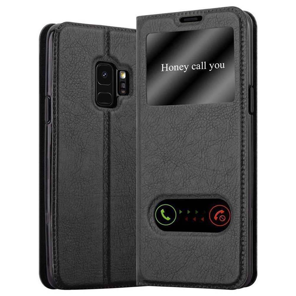 Cadorabo Schutzhülle für Samsung Galaxy S9 Hülle in Schwarz Handyhülle Book Case Cover Etui-0