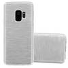 Cadorabo Hülle für Samsung Galaxy S9 Schutz Hülle in Silber Schutzhülle TPU Silikon Etui Case Cover