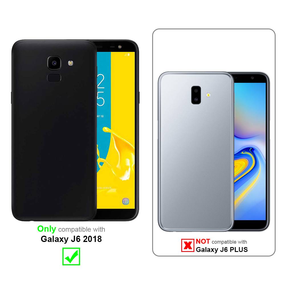 Cadorabo Handykette für Samsung Galaxy J6 2018 in Orange - Handy Schutz Hülle Necklace mit Verstellbaren Band Kordel zum-1