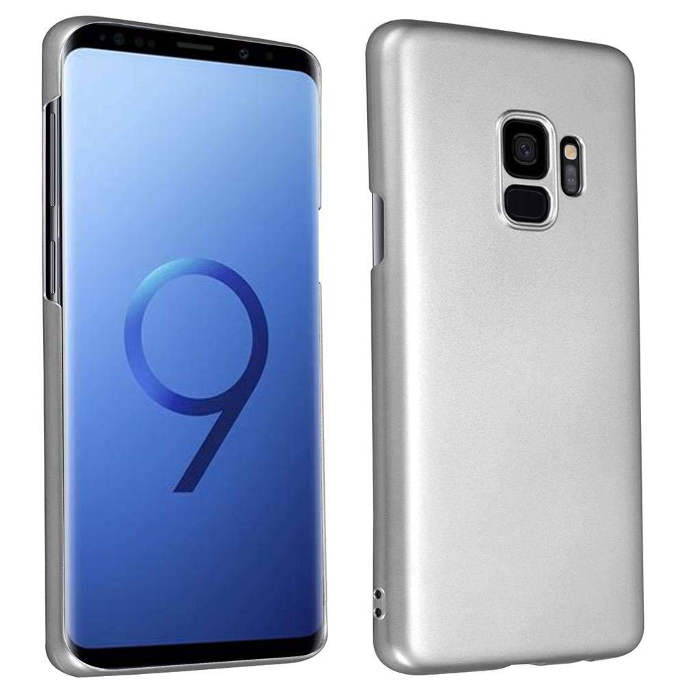 Cadorabo Hülle für Samsung Galaxy S9 Schutzhülle in Silber Hard Case Handy Hülle Etui-0