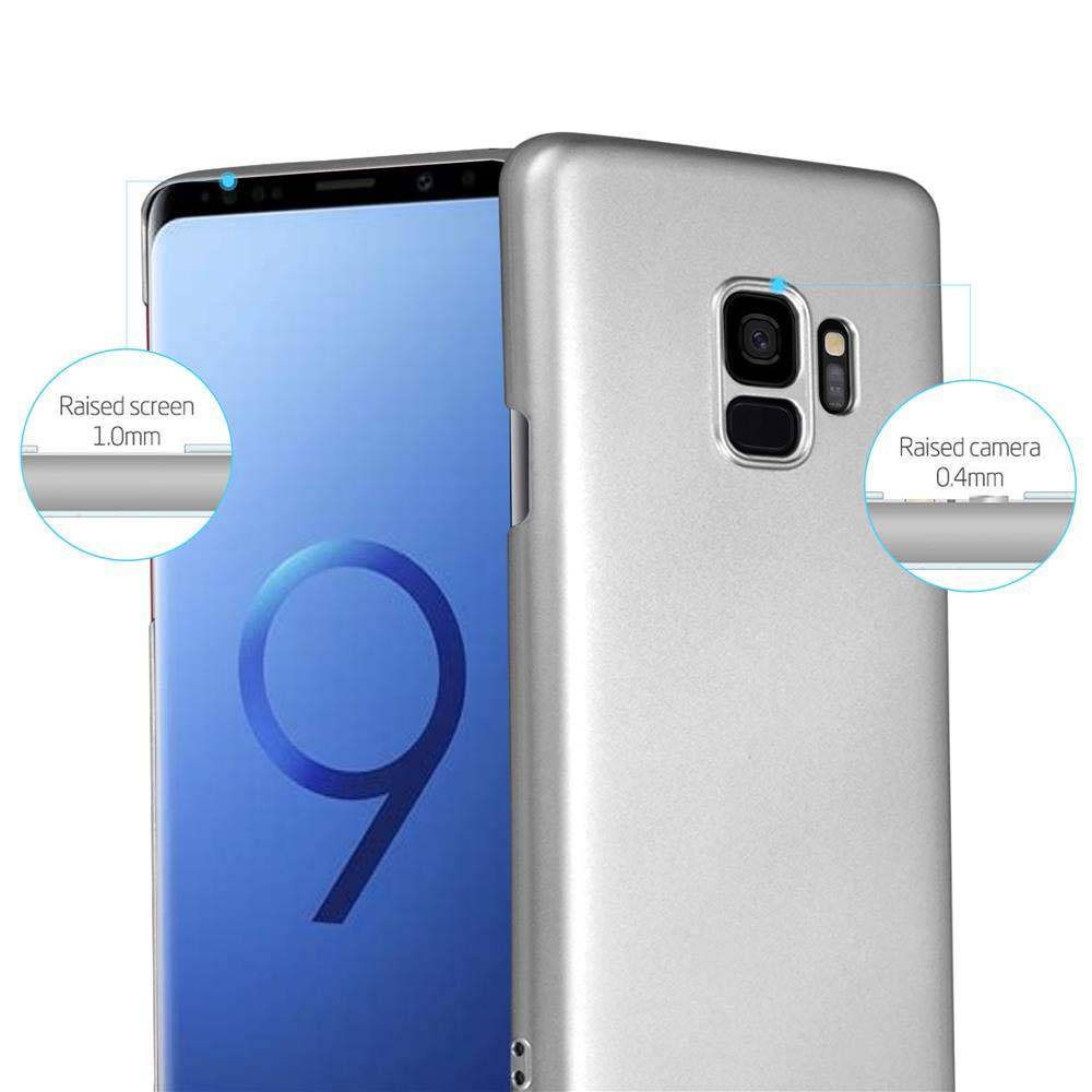 Cadorabo Hülle für Samsung Galaxy S9 Schutzhülle in Silber Hard Case Handy Hülle Etui-1