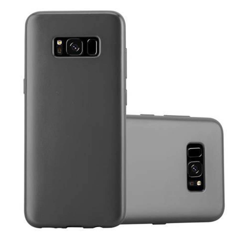 Cadorabo Schutzhülle für Samsung Galaxy S8 Hülle in Grau Handyhülle TPU Silikon Etui Cover Case-0