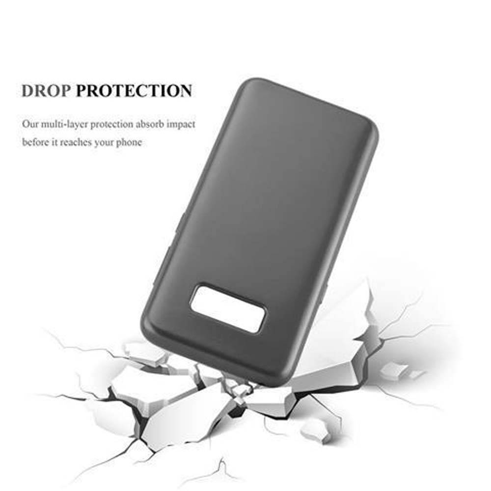 Cadorabo Schutzhülle für Samsung Galaxy S8 Hülle in Grau Handyhülle TPU Silikon Etui Cover Case-2