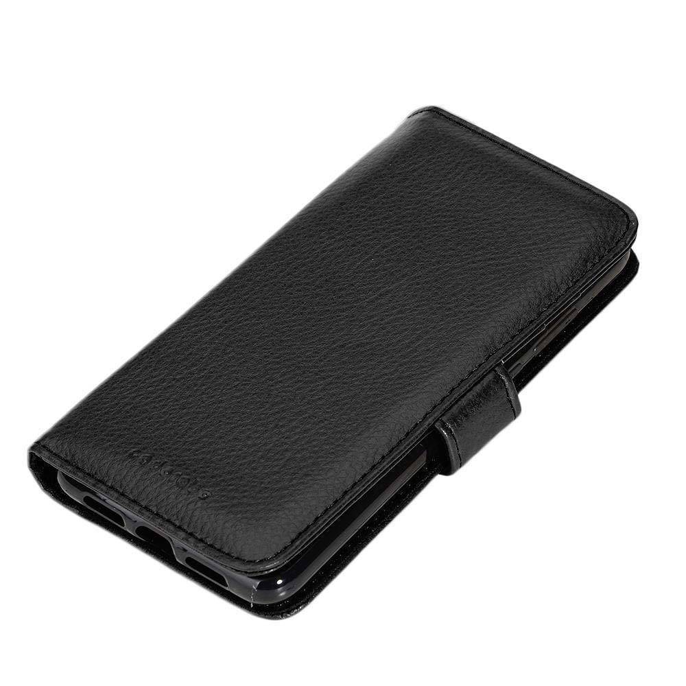 Cadorabo Hülle für Huawei P20 in Schwarz Backcover Handy Schutz Hülle Book Case Booklet Kartenfächer-3