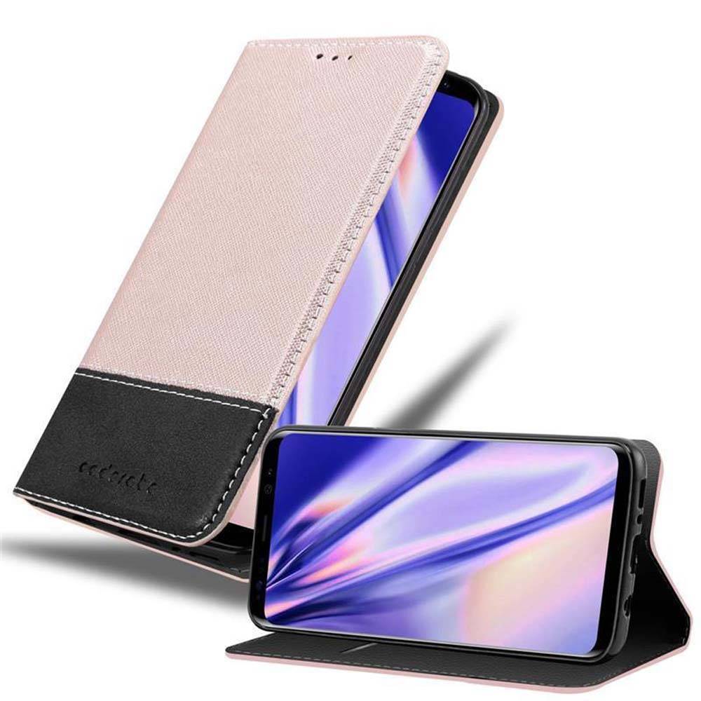 Cadorabo Hülle für Samsung Galaxy S8 Schutzhülle in Rosa SHandyhülle Book Case Etui Kunstleder-0