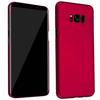 Cadorabo Hülle für Samsung Galaxy S8 Schutzhülle in Rot Hard Case Handy Hülle Etui