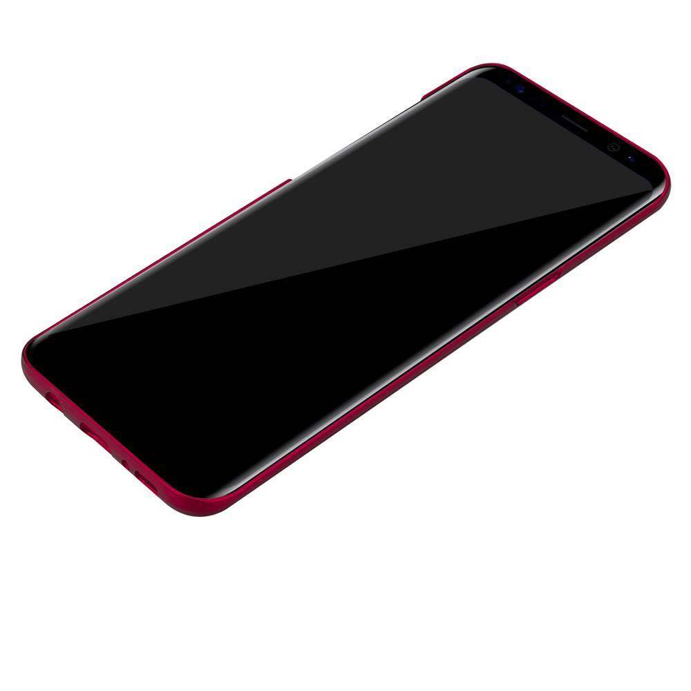 Cadorabo Hülle für Samsung Galaxy S8 Schutzhülle in Rot Hard Case Handy Hülle Etui-2