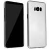 Cadorabo Hülle kompatibel mit Samsung Galaxy S8 in METALL SILBER- Hard Case Schutzhülle