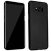 Cadorabo Hülle für Samsung Galaxy S8 Schutzhülle in Schwarz Hard Case Handy Hülle Etui