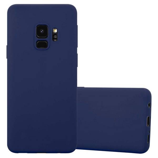 Cadorabo Hülle für Samsung Galaxy S9 Schutzhülle in Blau Handyhülle TPU Silikon Etui Case Cover