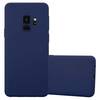 Cadorabo Hülle für Samsung Galaxy S9 Schutzhülle in Blau Handyhülle TPU Silikon Etui Case Cover