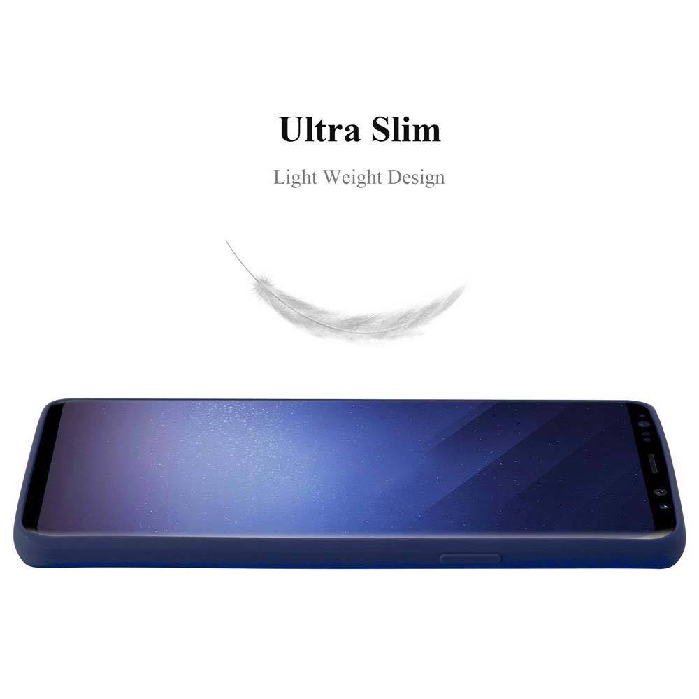 Cadorabo Hülle für Samsung Galaxy S9 Schutzhülle in Blau Handyhülle TPU Silikon Etui Case Cover-1