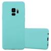 Cadorabo Hülle für Samsung Galaxy S9 Schutzhülle in Blau Handyhülle TPU Silikon Etui Case Cover