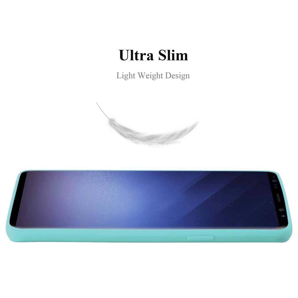 Cadorabo Hülle für Samsung Galaxy S9 Schutzhülle in Blau Handyhülle TPU Silikon Etui Case Cover-1