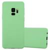 Cadorabo Hülle für Samsung Galaxy S9 Schutzhülle in Grün Handyhülle TPU Silikon Etui Case Cover