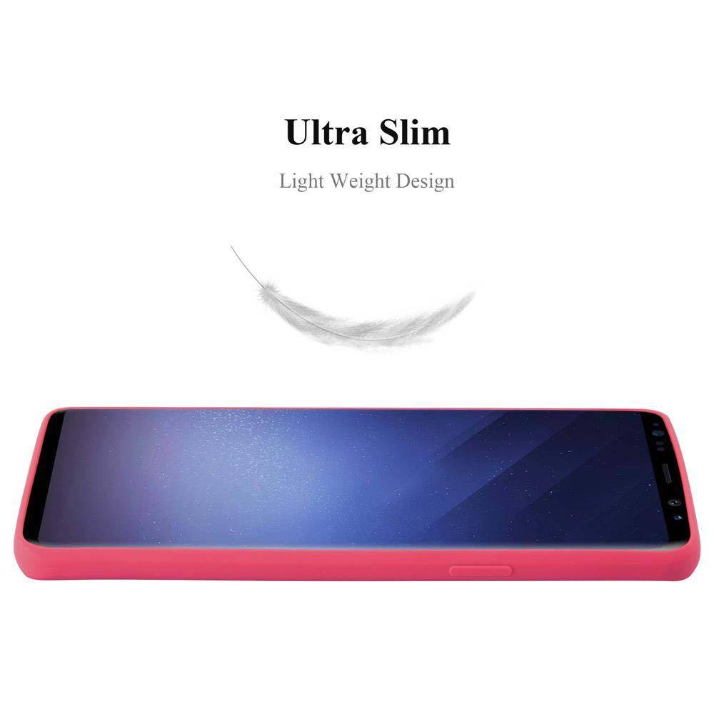 Cadorabo Hülle für Samsung Galaxy S9 Schutzhülle in Rot Handyhülle TPU Silikon Etui Case Cover-1