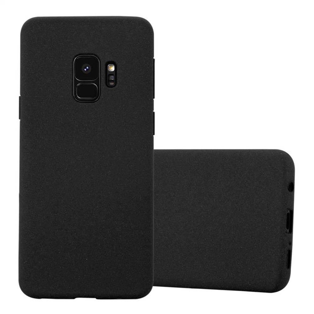 Cadorabo Schutzhülle für Samsung Galaxy S9 Hülle in Schwarz Handyhülle TPU Etui Cover Case-0