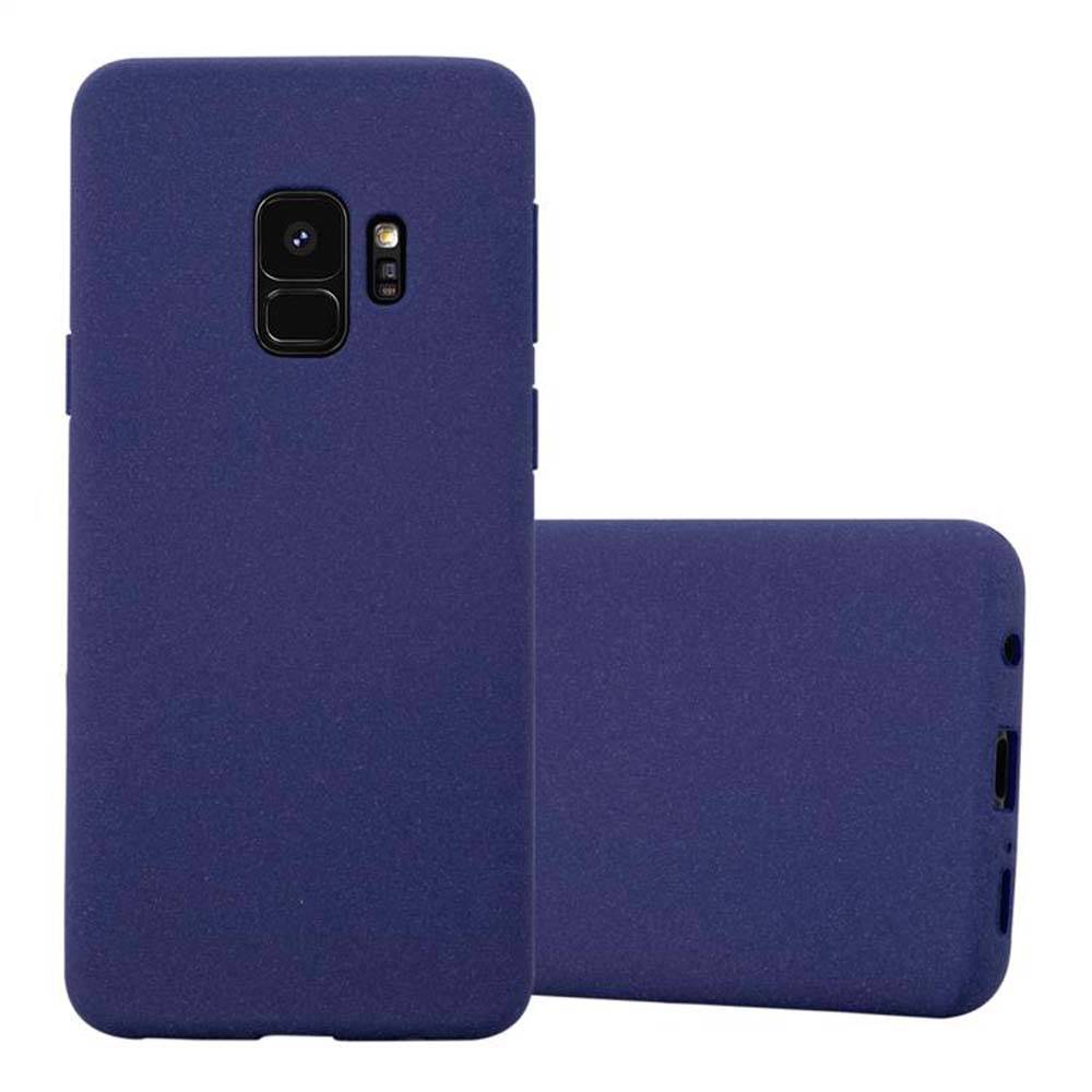 Cadorabo Schutzhülle für Samsung Galaxy S9 Hülle in Blau Handyhülle TPU Etui Cover Case-0