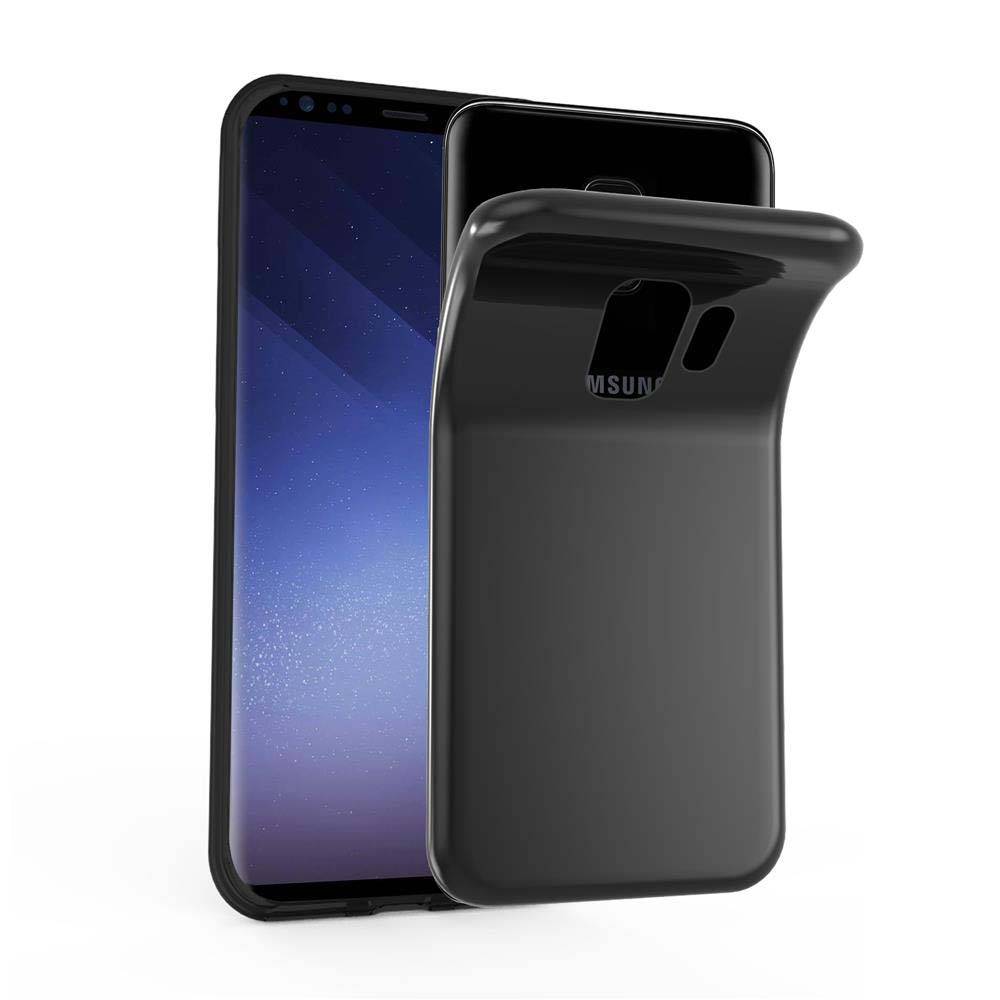 Cadorabo Hülle für Samsung Galaxy S9 Schutz Hülle in Schwarz Schutzhülle TPU Silikon Cover Etui Case-0