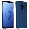 Cadorabo Hülle kompatibel mit Samsung Galaxy S9 in METALL BLAU- Hard Case Schutzhülle