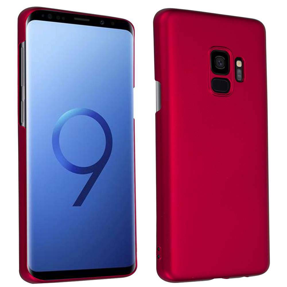 Cadorabo Hülle für Samsung Galaxy S9 Schutzhülle in Rot Hard Case Handy Hülle Etui-0