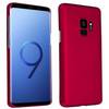 Cadorabo Hülle für Samsung Galaxy S9 Schutzhülle in Rot Hard Case Handy Hülle Etui