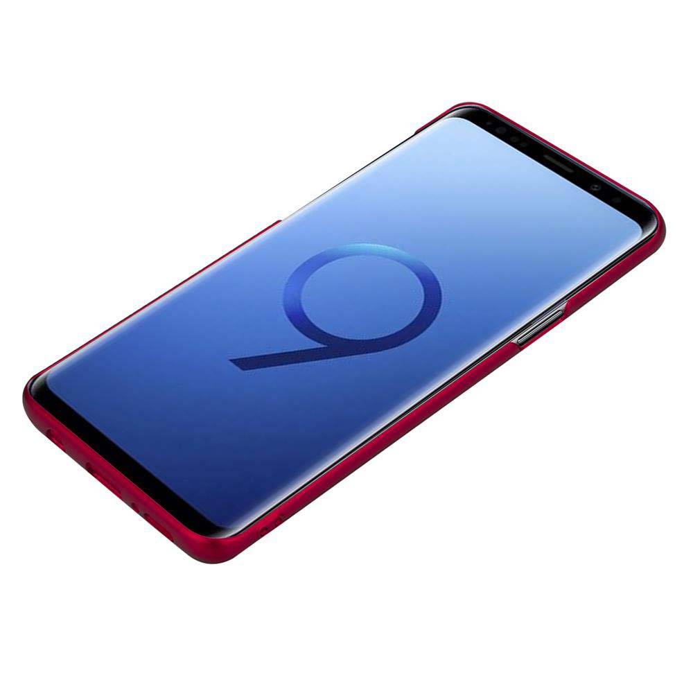Cadorabo Hülle für Samsung Galaxy S9 Schutzhülle in Rot Hard Case Handy Hülle Etui-2