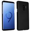 Cadorabo Hülle für Samsung Galaxy S9 Schutzhülle in Schwarz Hard Case Handy Hülle Etui