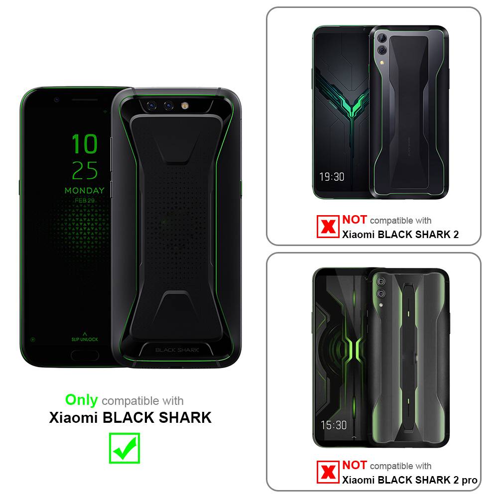 Cadorabo Handykette für Xiaomi BLACK SHARK in Orange - Handy Schutz Hülle Necklace mit Verstellbaren Band Kordel zum-1