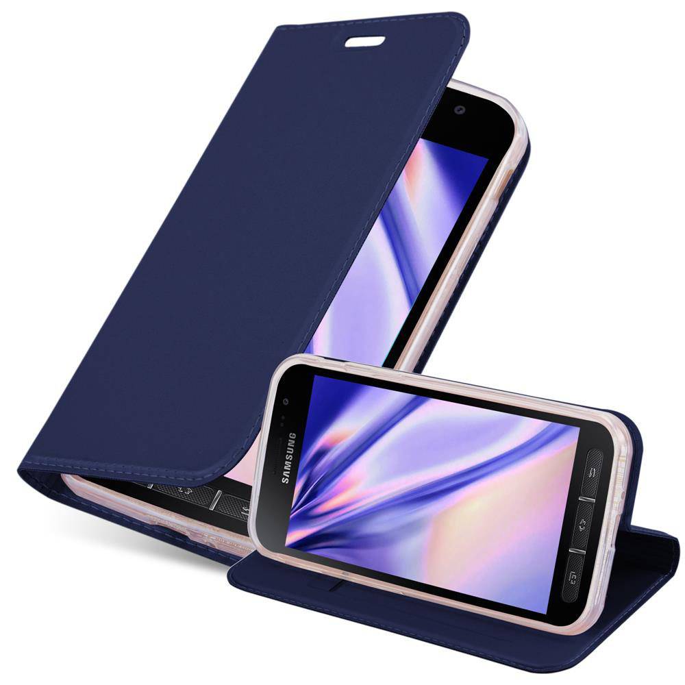 Cadorabo Handyhülle für Samsung Galaxy XCover 4 / XCover 4s Schutz Hülle in Blau Cover Etui Book Case Booklet-0