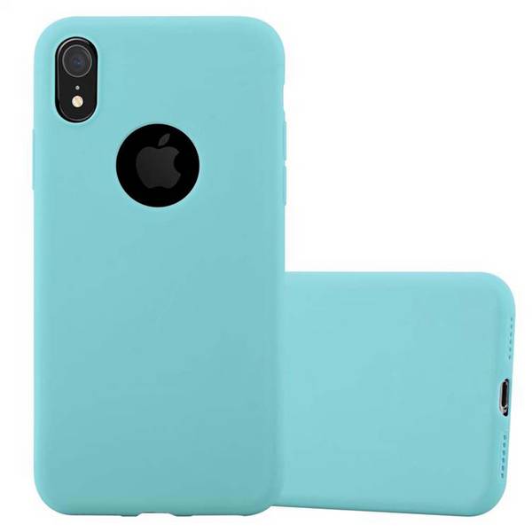 Cadorabo Hülle für Apple iPhone XR Schutzhülle in Blau Handyhülle TPU Silikon Etui Case Cover