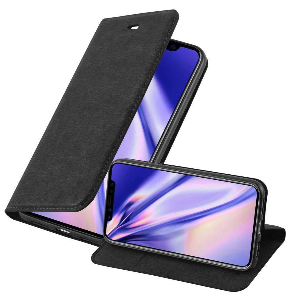 Cadorabo Hülle für Apple iPhone XR Schutz Hülle in Schwarz Handyhülle Etui Case Cover Magnetverschluss-0