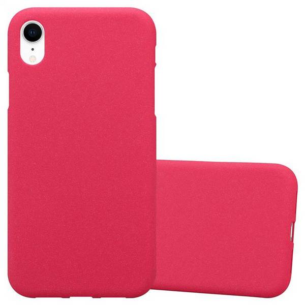 Cadorabo Schutzhülle für Apple iPhone XR Hülle in Rot Handyhülle TPU Etui Cover Case