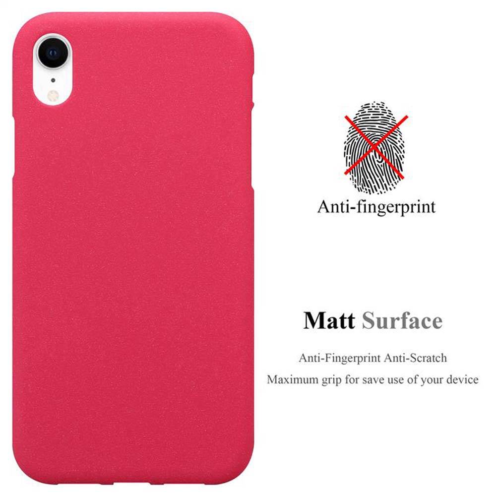 Cadorabo Schutzhülle für Apple iPhone XR Hülle in Rot Handyhülle TPU Etui Cover Case-1