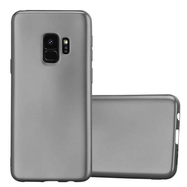 Cadorabo Schutzhülle für Samsung Galaxy S9 Hülle in Grau Handyhülle TPU Silikon Etui Cover Case