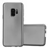 Cadorabo Schutzhülle für Samsung Galaxy S9 Hülle in Grau Handyhülle TPU Silikon Etui Cover Case
