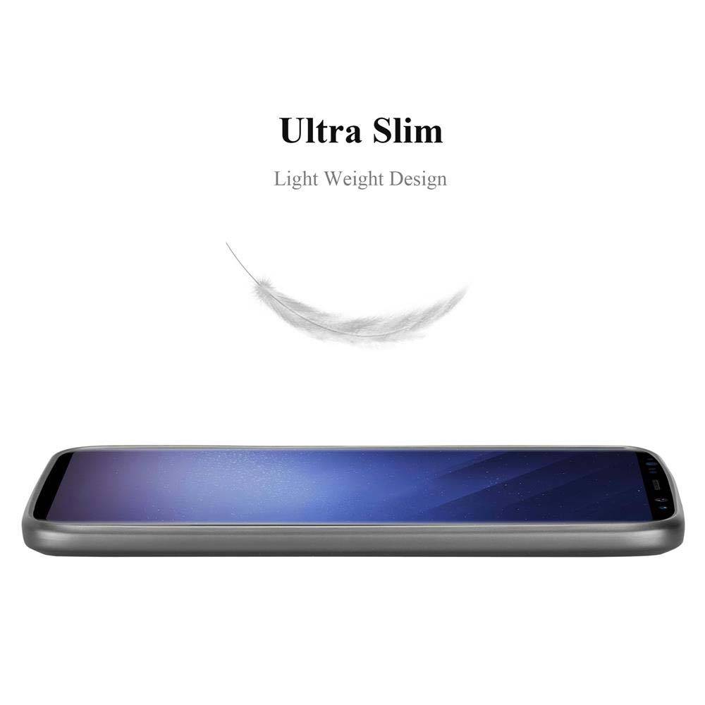 Cadorabo Schutzhülle für Samsung Galaxy S9 Hülle in Grau Handyhülle TPU Silikon Etui Cover Case-1