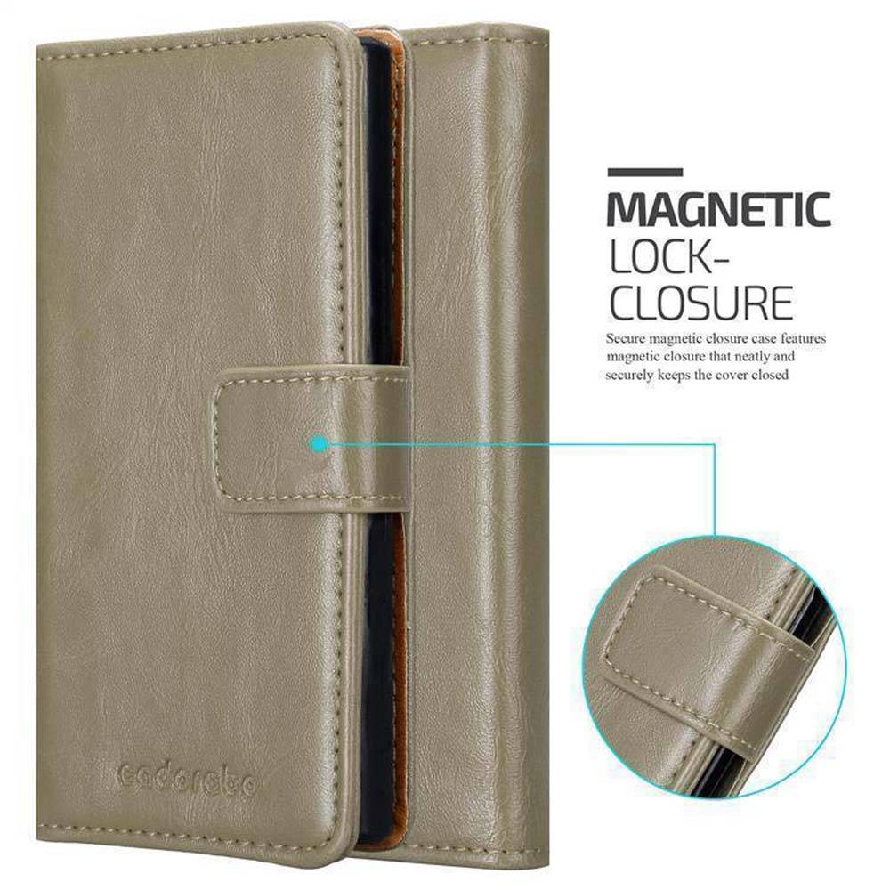 Cadorabo Hülle für Samsung Galaxy S9 Schutzhülle in Braun Handyhülle Book Tasche Case Etui Luxury-1