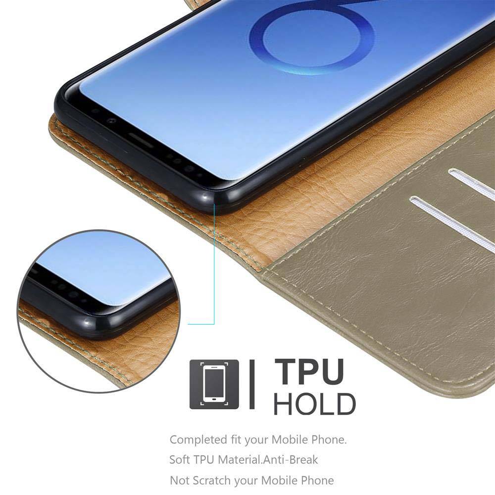 Cadorabo Hülle für Samsung Galaxy S9 Schutzhülle in Braun Handyhülle Book Tasche Case Etui Luxury-2