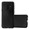 Cadorabo Schutzhülle für Samsung Galaxy S9 Hülle in Schwarz Handyhülle TPU Silikon Etui Cover Case